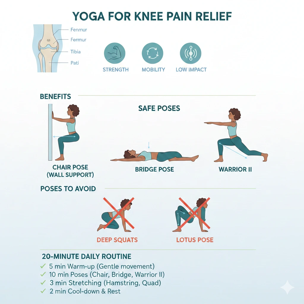 yoga for knee pain