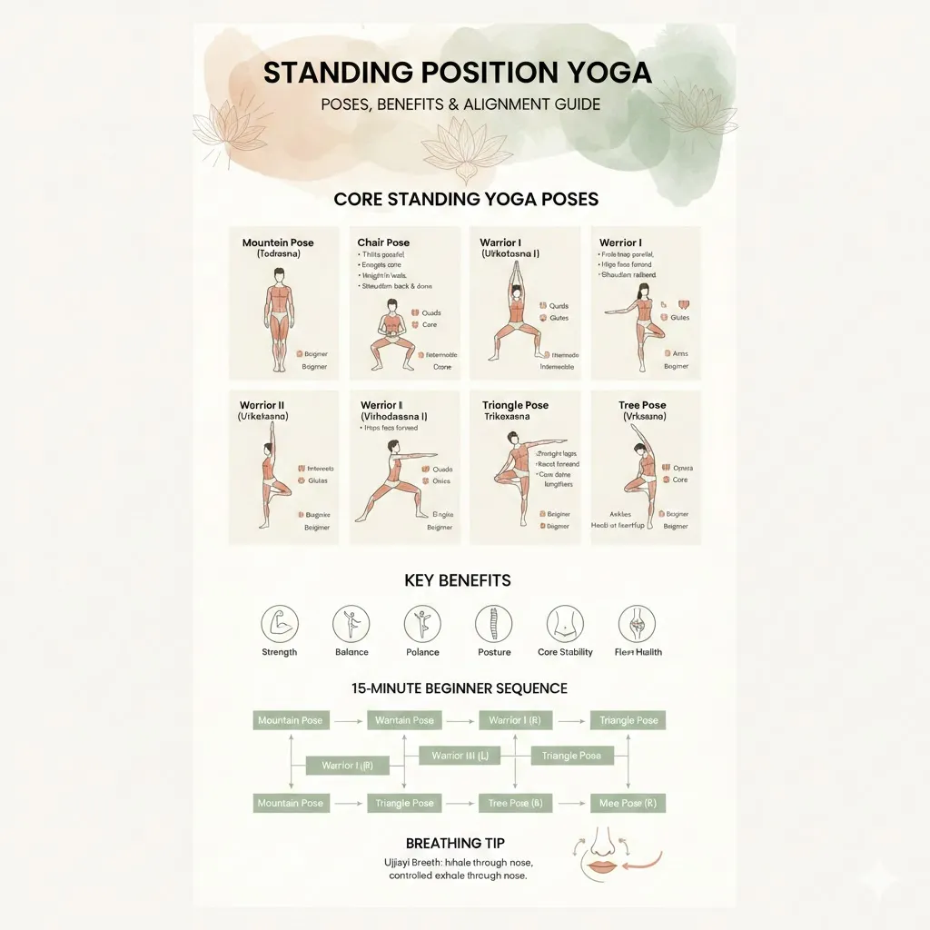 standing position yoga 
