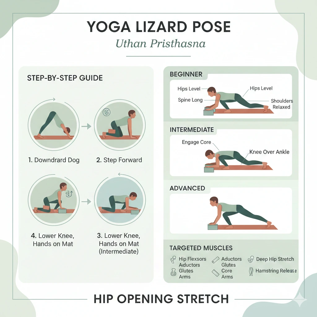 yoga lizard pose