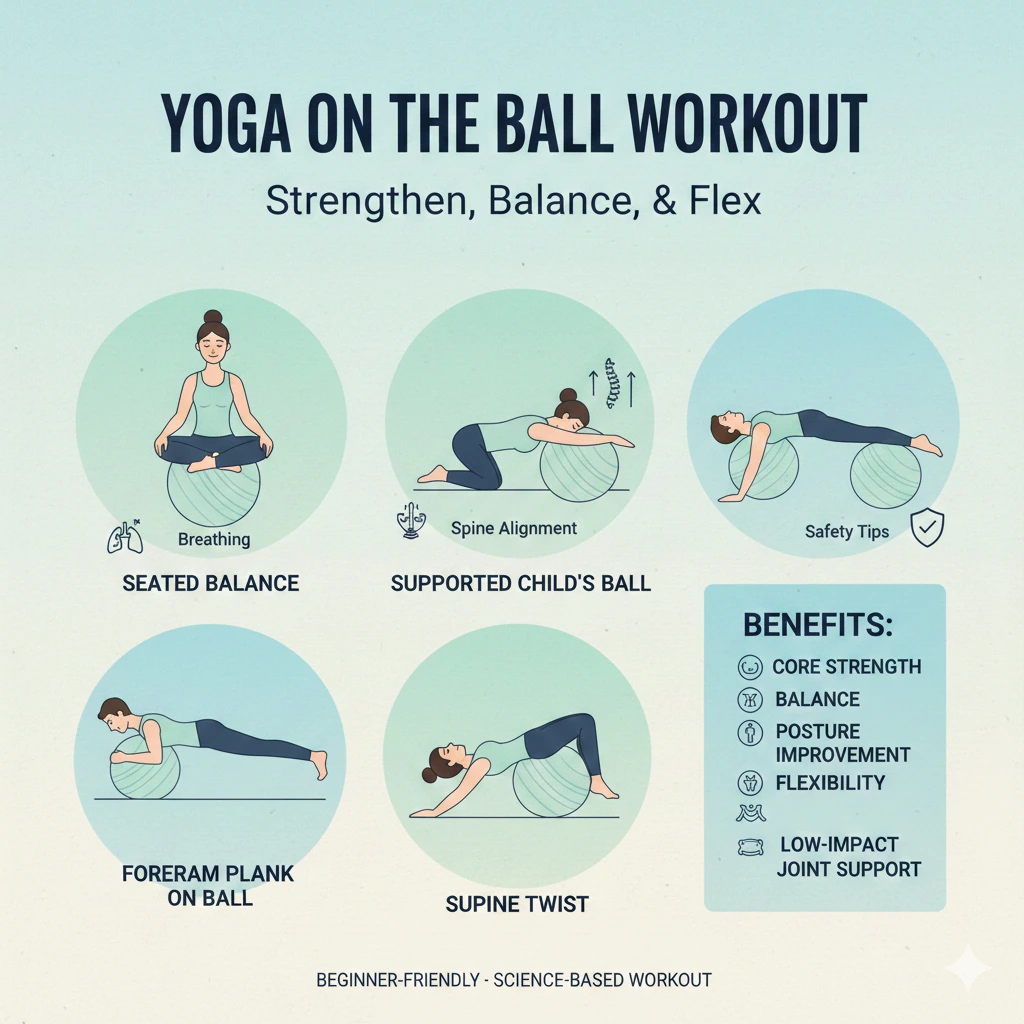 yoga on the ball workout