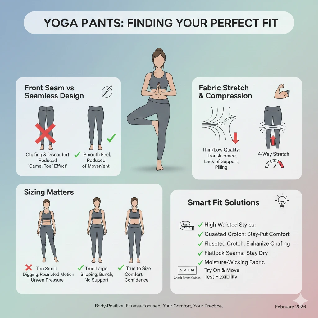 yoga pants camel toe 