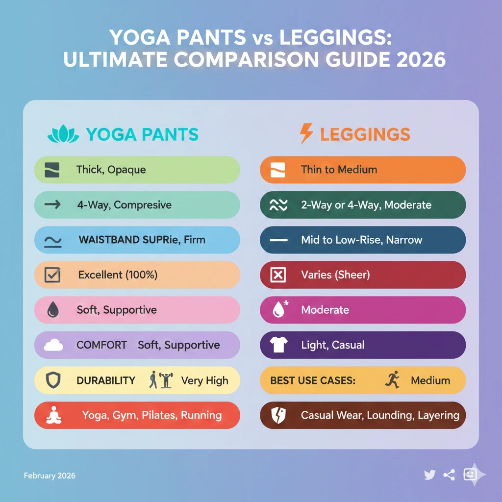 yoga pants vs leggings
