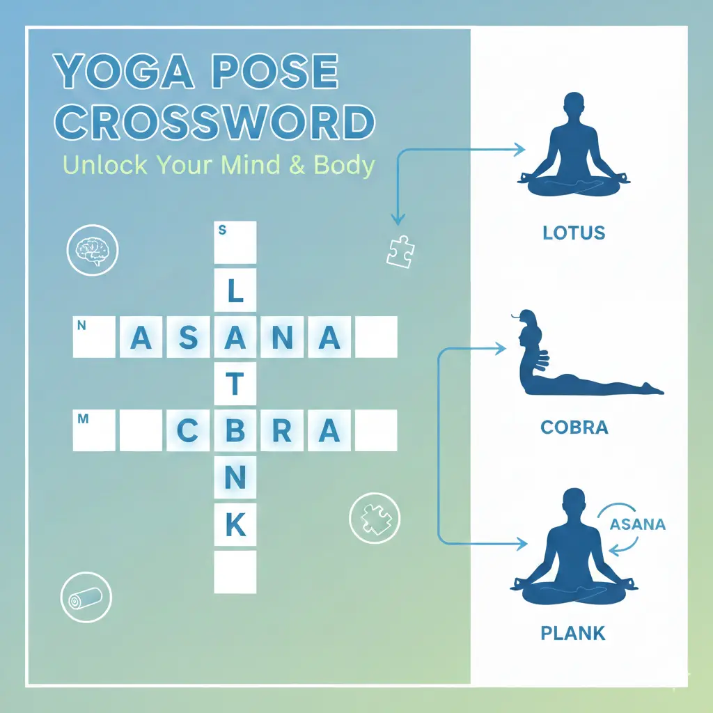 yoga pose crossword 