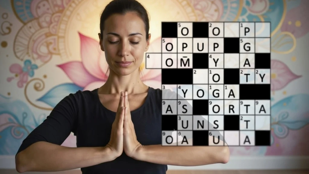 yoga pose crossword