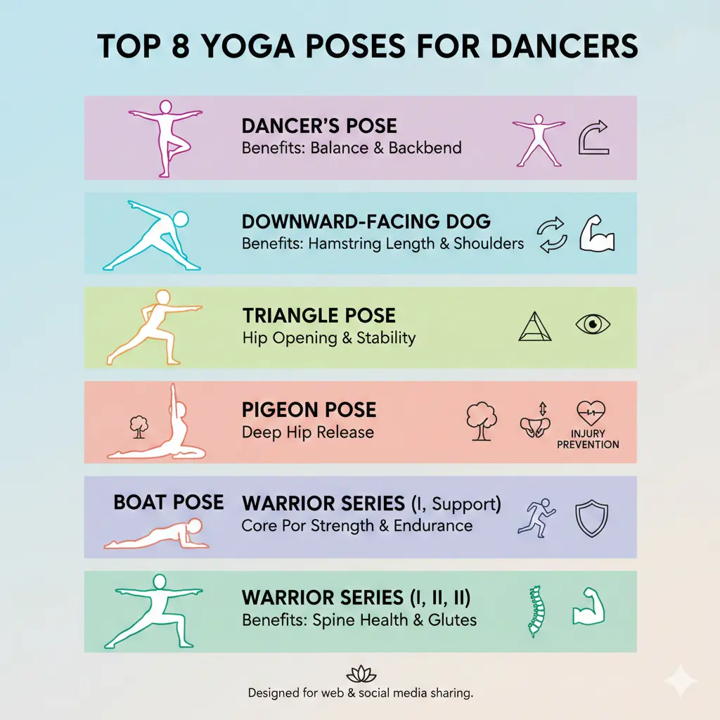 yoga poses for dance