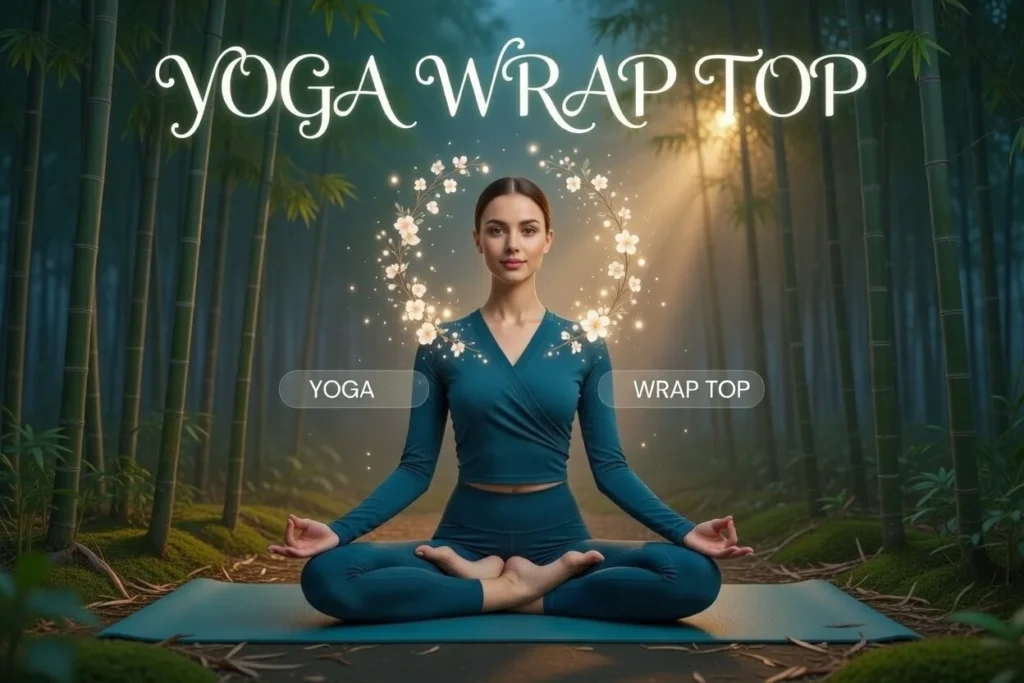 yoga wrap top
