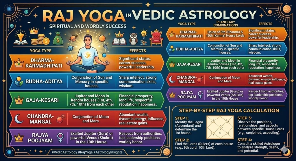 raj yoga calculator