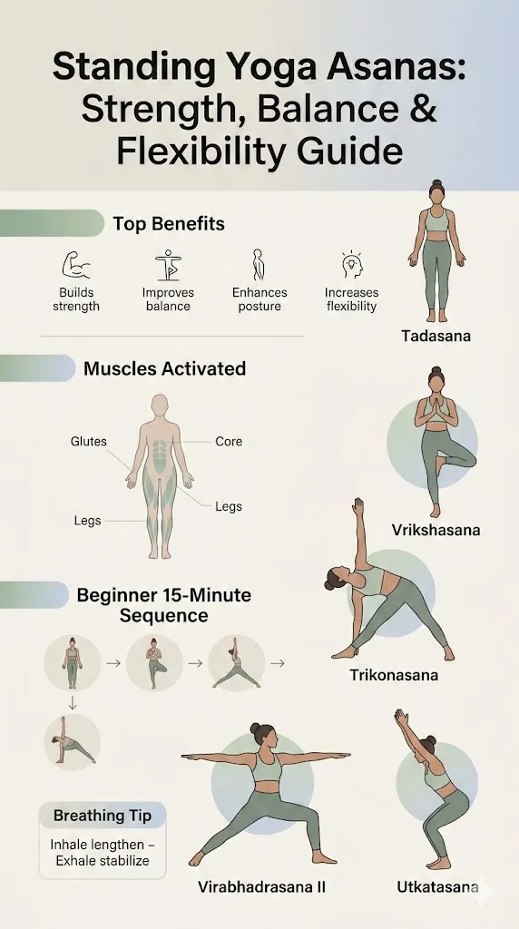 standing yoga asanas