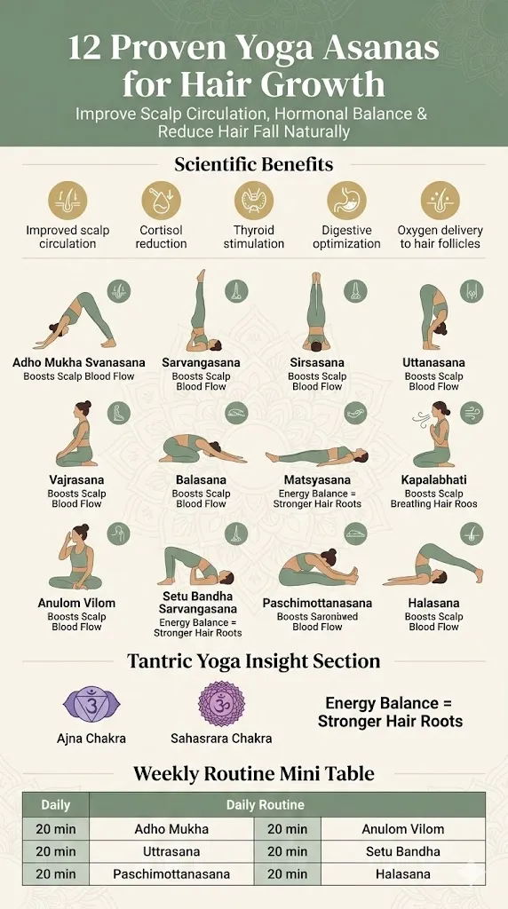 yoga asanas for hair growth 