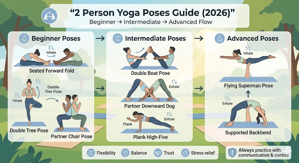 2 person yoga poses