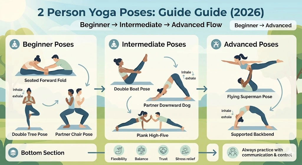 2 person yoga poses