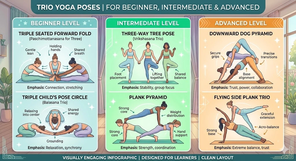 3 person yoga poses